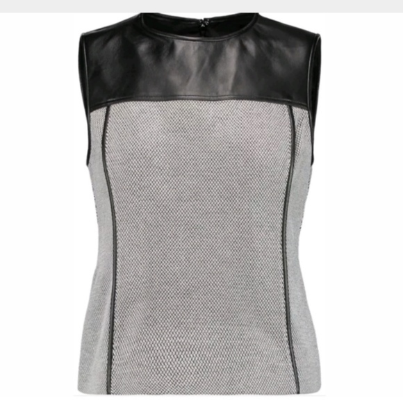 Theory Modern Seamed Shell Leather Detailing - Picture 1 of 4